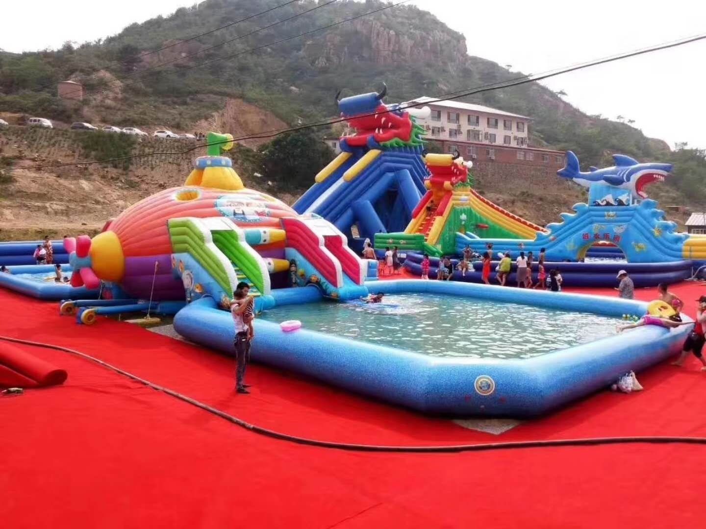 江门深海潜艇儿童乐园充气游泳池